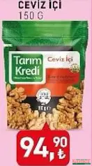 TARIM KREDİ CEVİZ İÇİ 150 G fiyat ve kampanya bilgisi